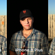 There’s some bluer blues in the sky on the left, but the portraits otherwise look identical on both phones. The center image is taken with the Studio Lighting option in the Portrait Lighting mode.